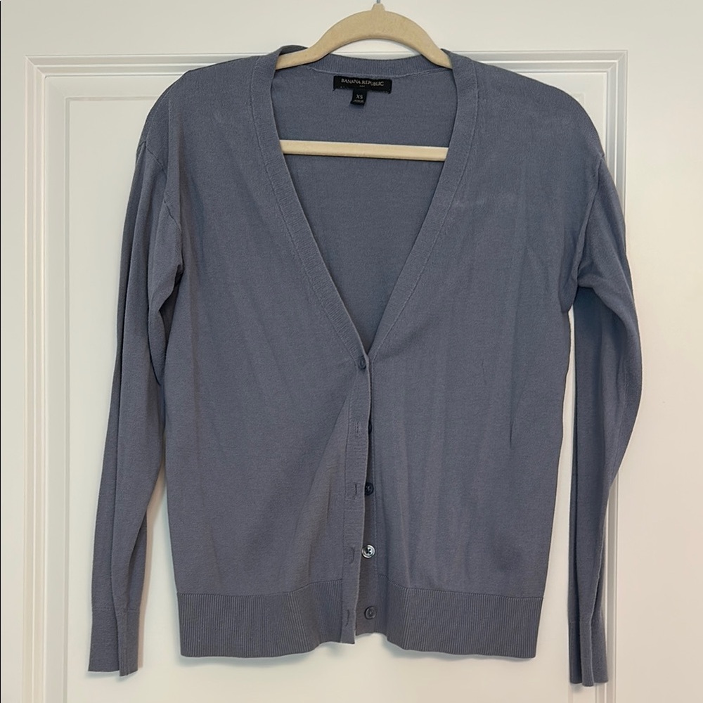 Women's Gray Cardigan Sweater